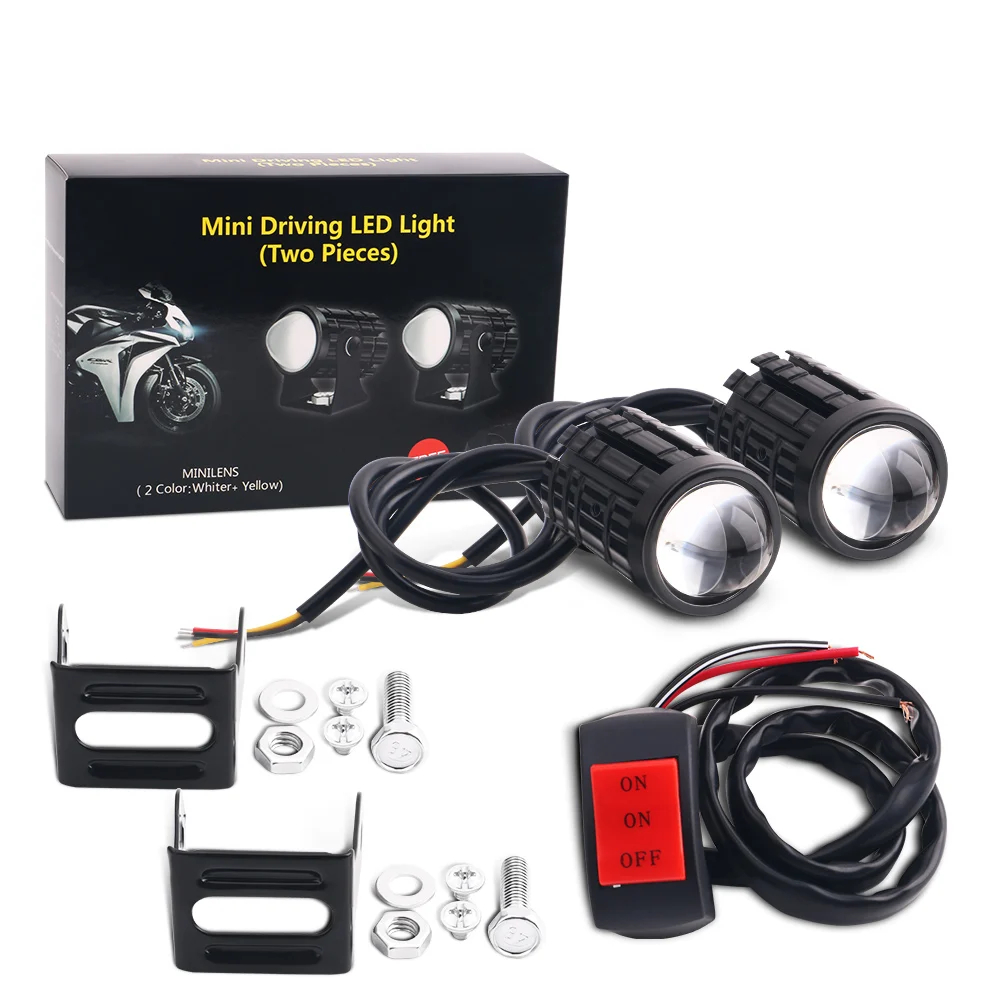 Universal Motorcycle Led Headlight Projector - Универсальная светодиодная фара для мотоцикла, мини-фонарь