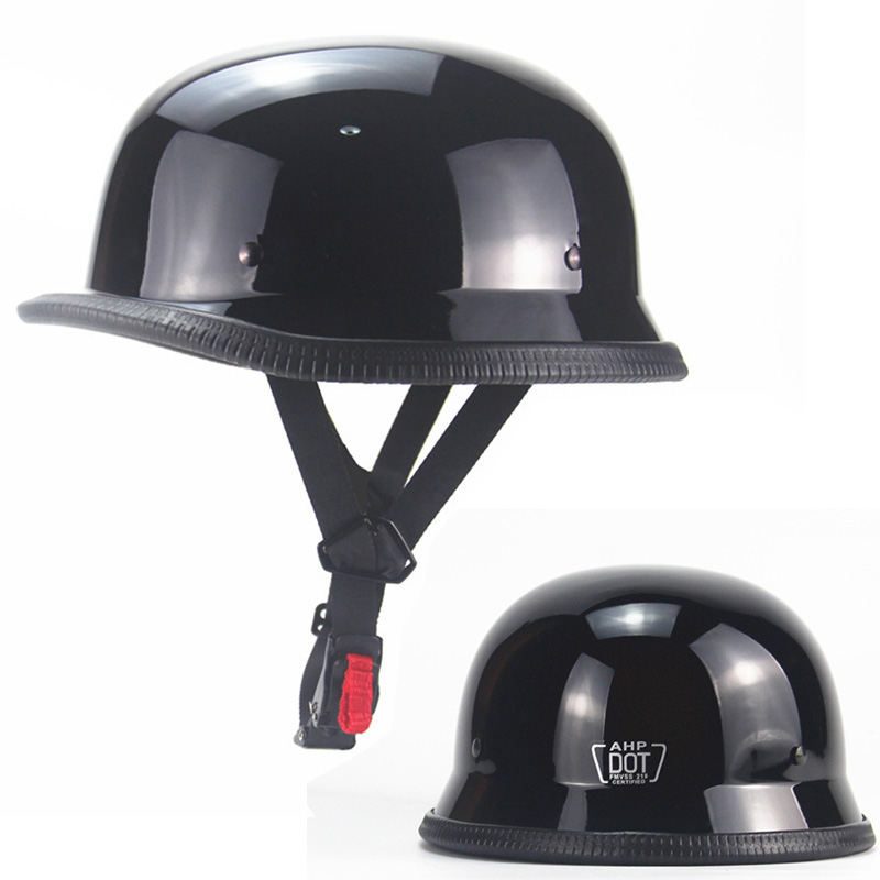 Vintage Open Face Retro Helmet - Винтажный мотоциклетный шлем-круизер, шлем с открытым