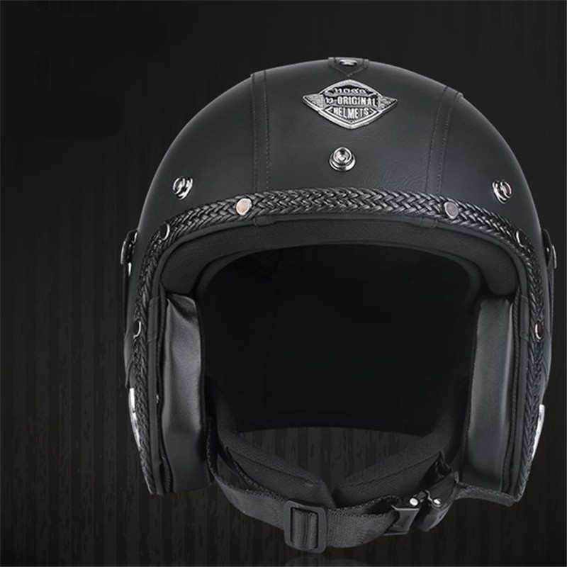 Vintage Open Face Retro Helmet - Шлем с открытым лицом для мужчин