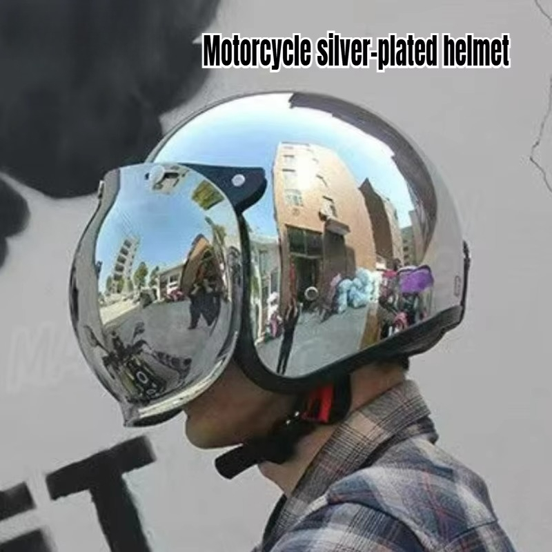 Vintage Open Face Retro Helmet - Горячая новинка: уникальный ретро-мотошлем с открытым
