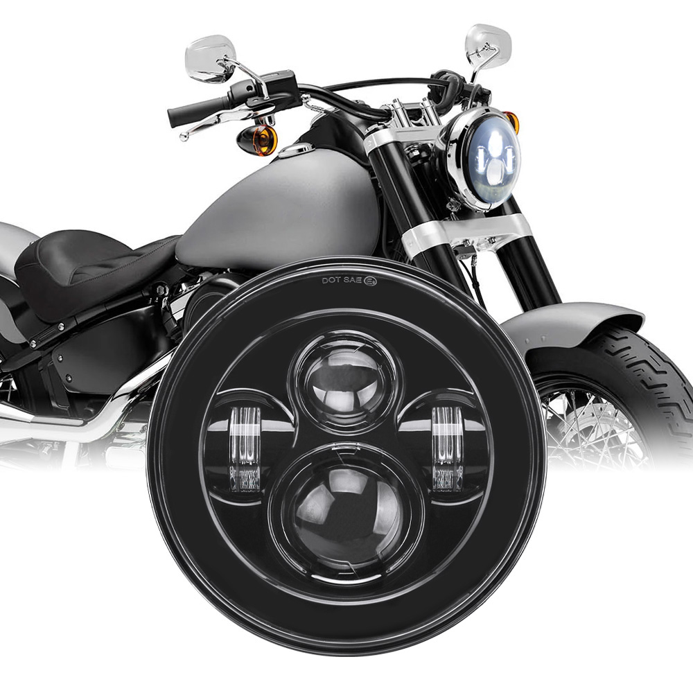 Универсальная 7-дюймовая свето – обзор и цена Universal Motorcycle Led Headlight Projector