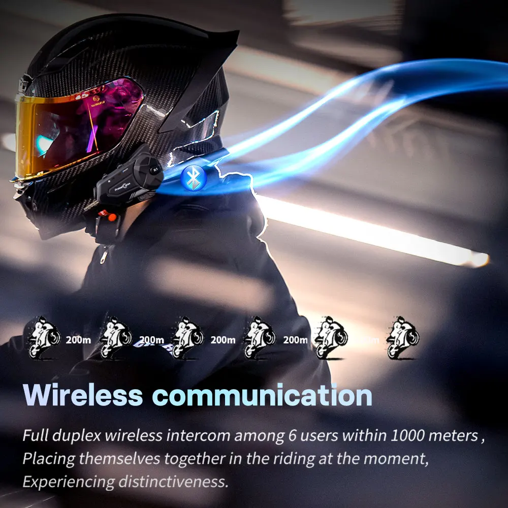 Freedconn мотоциклетный домофо – обзор и цена Universal Motorcycle Helmet Intercom Headset