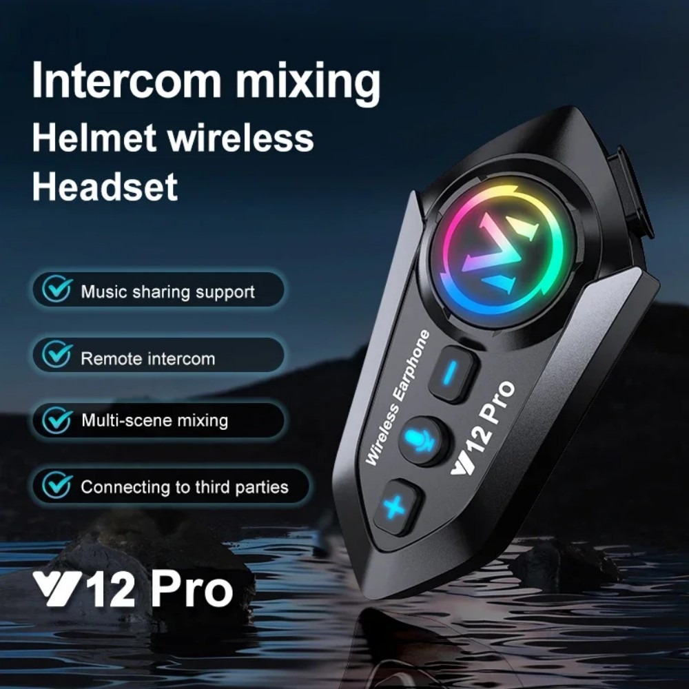 1 или 2 шт. беспроводная Bluet – обзор и цена Universal Motorcycle Helmet Intercom Headset