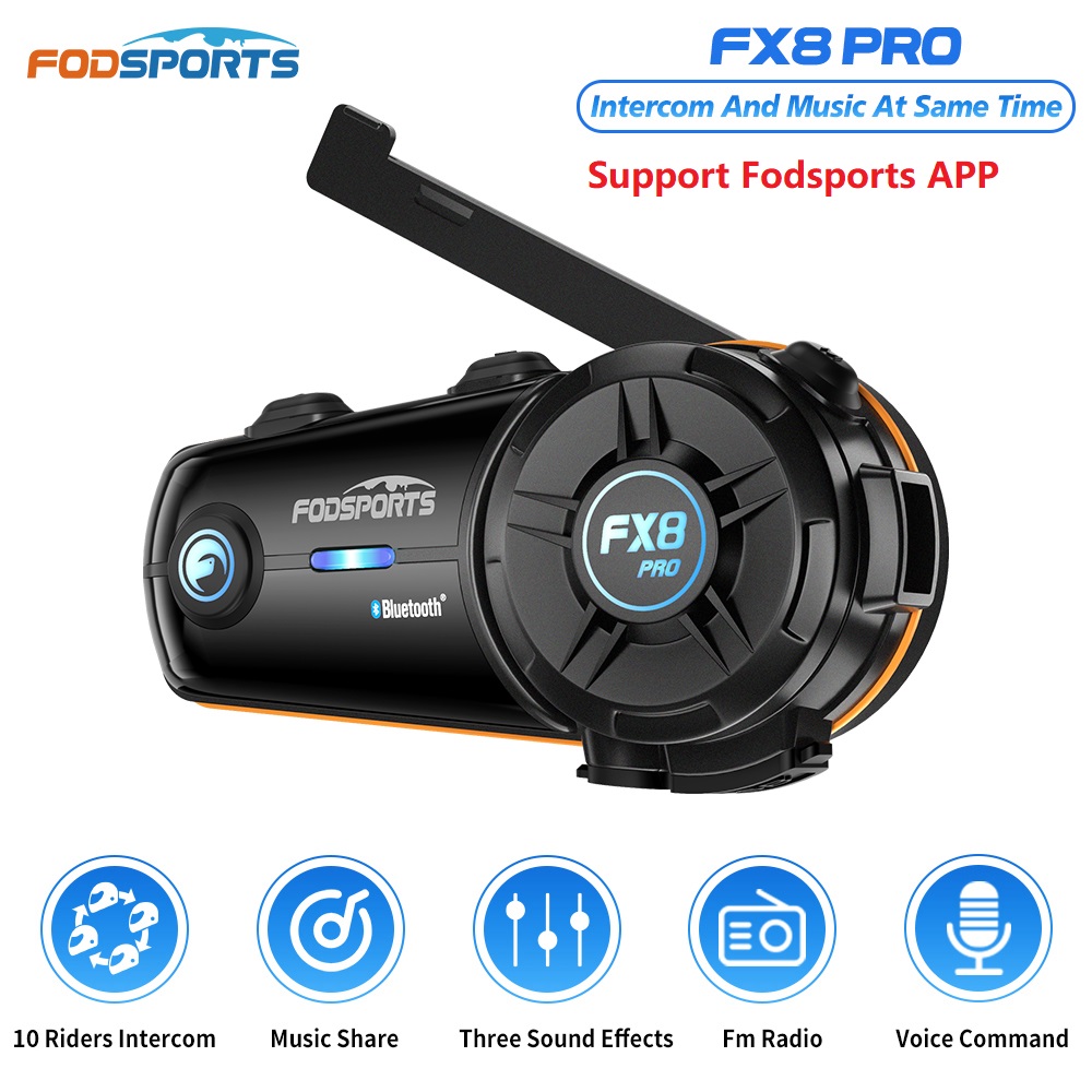 Fodsports Мотоцикл гарнитура,  – обзор и цена Universal Motorcycle Helmet Intercom Headset
