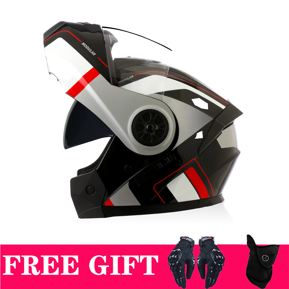 Двойной козырек, Bluetooth-шле – обзор и цена Full Face Motorcycle Helmet With Bluetooth