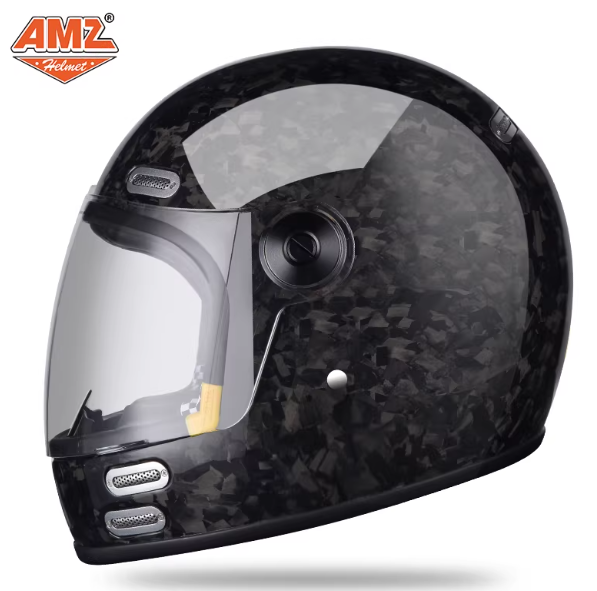 Высокопрочный и легкий шлем с  – обзор и цена Carbon Fiber Lightweight Motorcycle Helmet