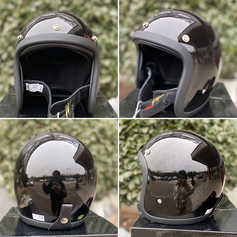 Мотошлем TT&COCASCOS Jet Vinta – обзор и цена Vintage Open Face Retro Helmet