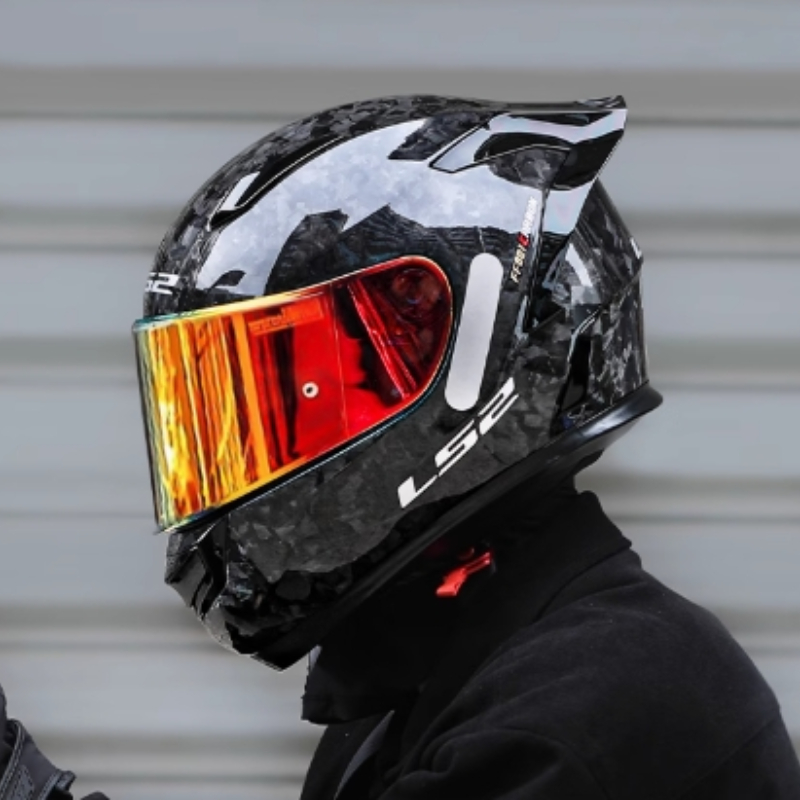 Мотоциклетный шлем LS2 из угле – обзор и цена Carbon Fiber Lightweight Motorcycle Helmet