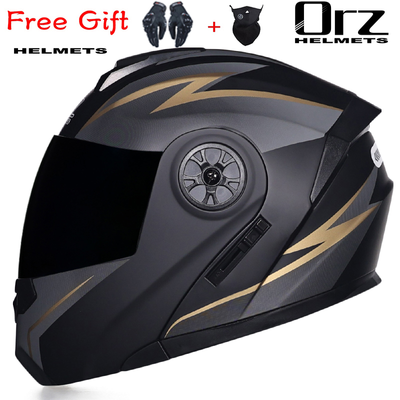 Мотошлем ORZ-161: новейшая мод – обзор и цена Modular Flip Up Motorcycle Helmet Dot Approved