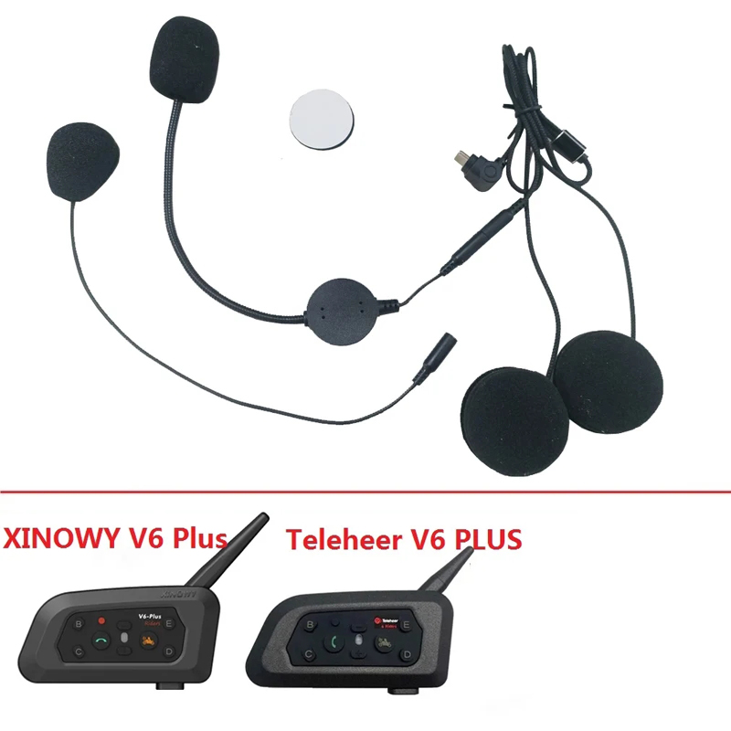 Наушники-гарнитура Type-C 2-в- – обзор и цена Universal Motorcycle Helmet Intercom Headset