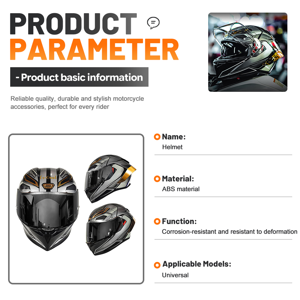 Стильный мотоциклетный шлем с  – обзор и цена Dual Visor Motorcycle Racing Helmet