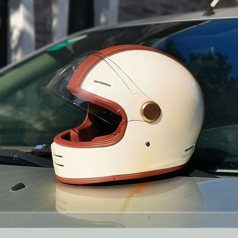 Винтажный мотоциклетный шлем C – обзор и цена Vintage Open Face Retro Helmet