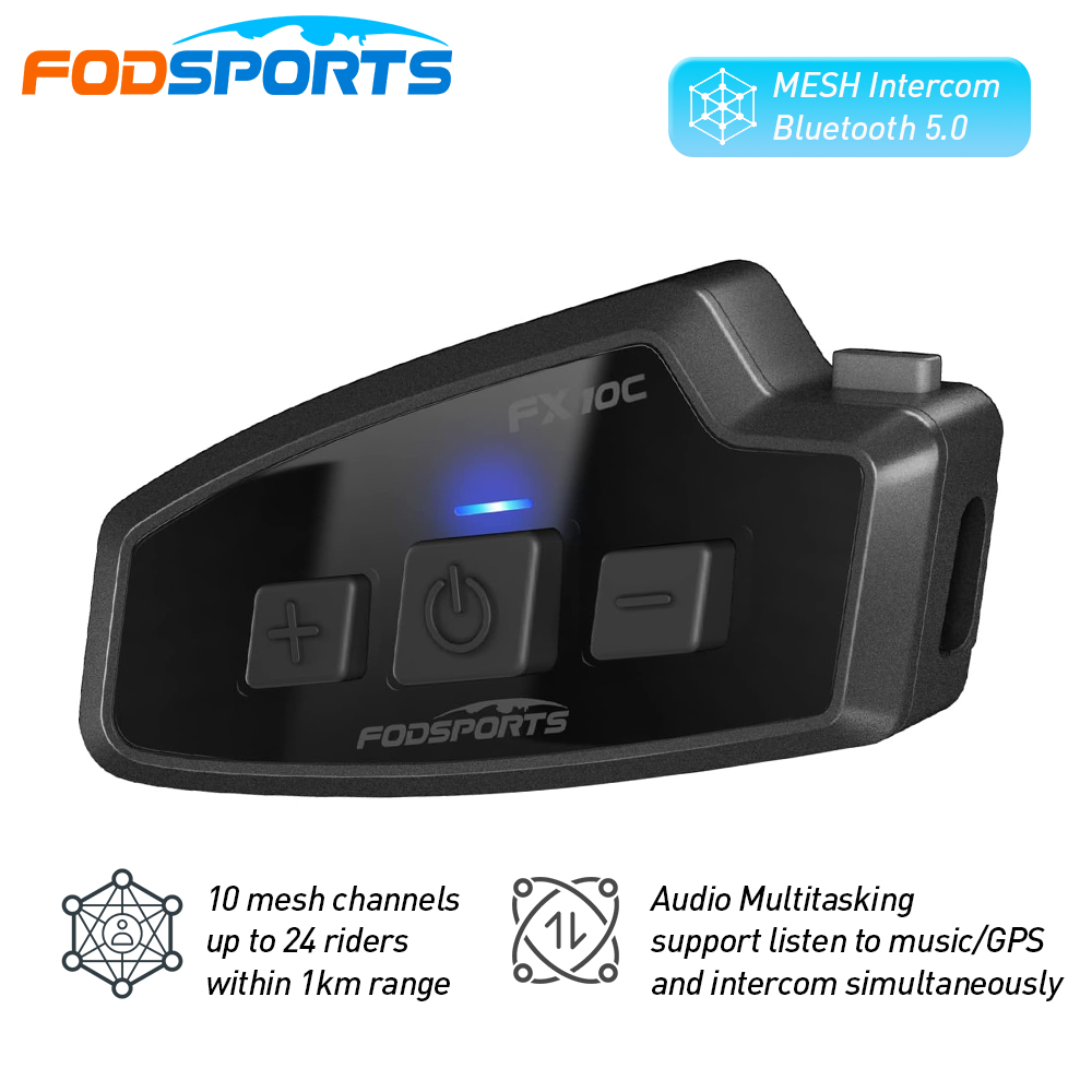Fodsports FX 10C мотоциклетный – обзор и цена Universal Motorcycle Helmet Intercom Headset